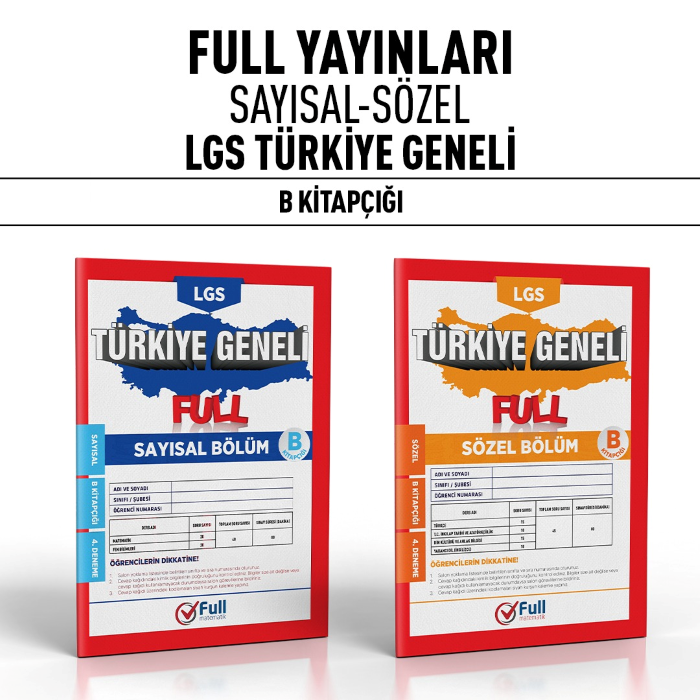 FULL 08.SINIF TÜRKİYE GENELİ SAY/SÖZ B -24-25